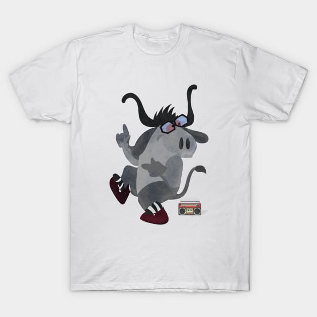 Dancing buffalo T-Shirt by ROCOCO DESIGNS